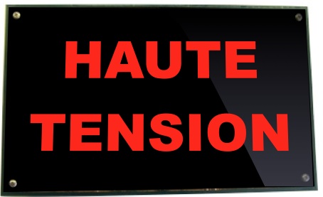 panneau lumineux haute tension