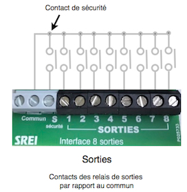 borne sortie