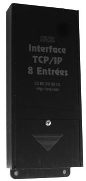 entrée interface ethernet transmission de contacts par TCP/IP
