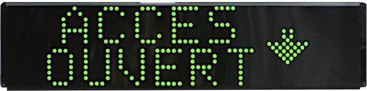 acces ouvert signalisation lumineuse