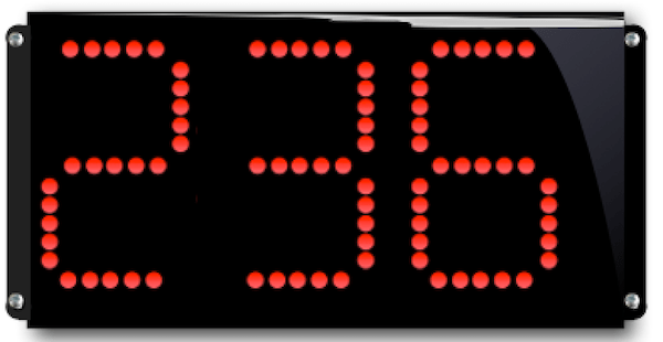 Afficheur compte jours lumineux (jours sans incident)