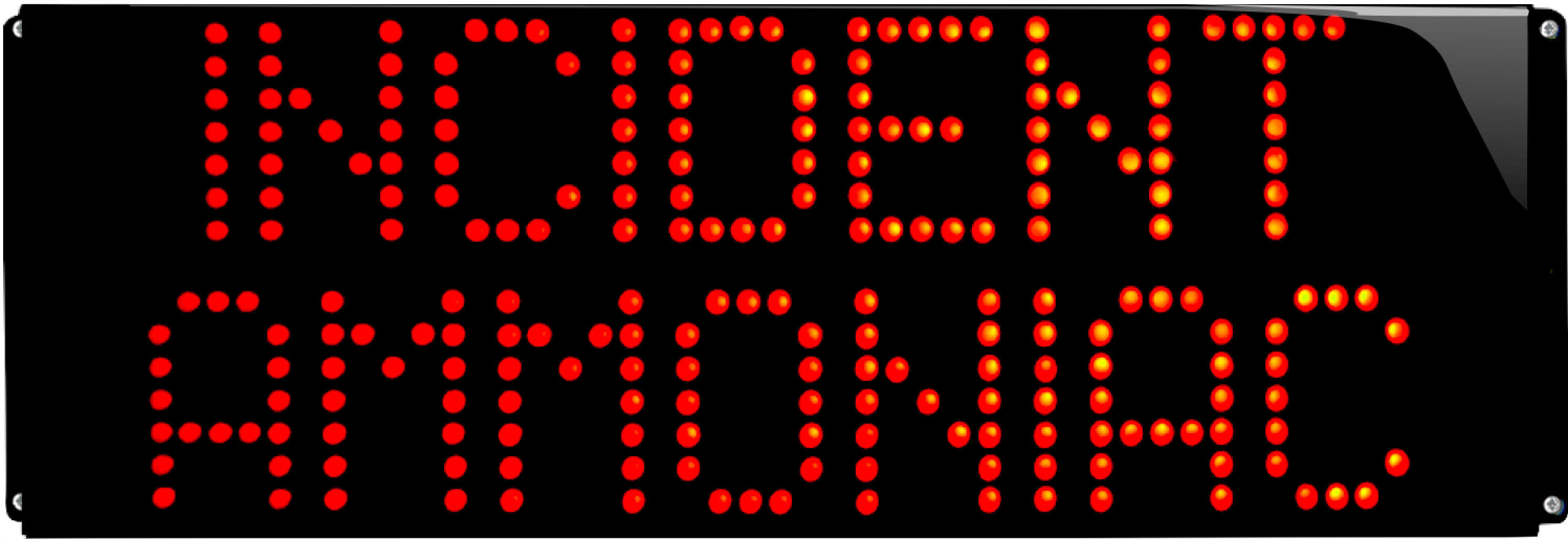 afficheur défilant