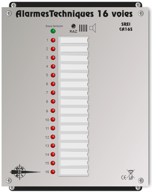 Coffret CA16 ultra plat 16 entrées et 17 sorties
