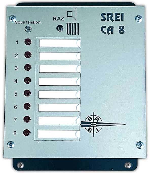 coffret d'alarmes techniques 8 entrées