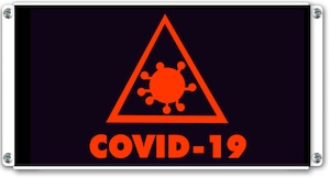 Panneau lumineux covid-19