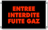 entree interdite  gaz