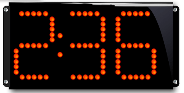 Chronomètre à décomptage de temps