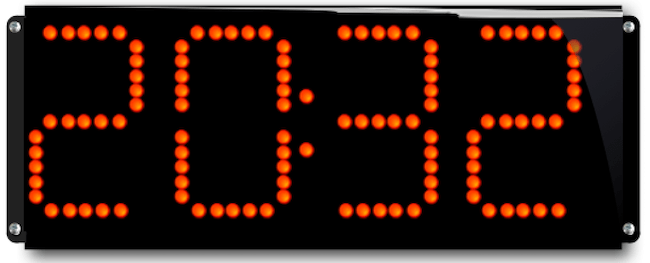 C4-10 chronomètre extérieur chiffres 20 cm