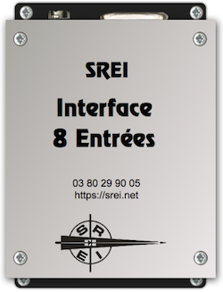 entrée interface ethernet transmission de contacts par TCP/IP