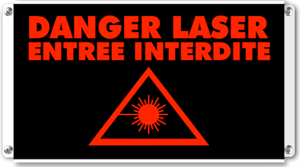 pictogramme danger laser entree interdite lumineux pictogramme