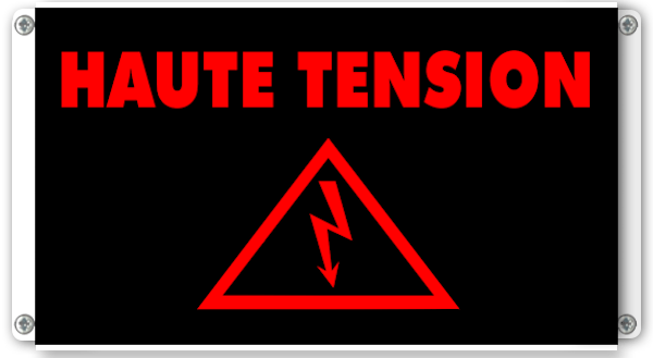 haute tension pictogramme signalisation lumineuse