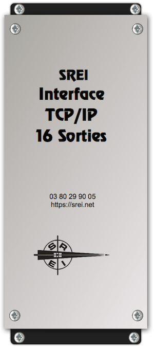 Transmission de 16 contacts par Ethernet recepteur