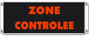Panneau lumineux zone controlee